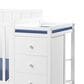 Sorelle Furniture Essex 4-In-1 Convertible Crib and Changer in White, , large