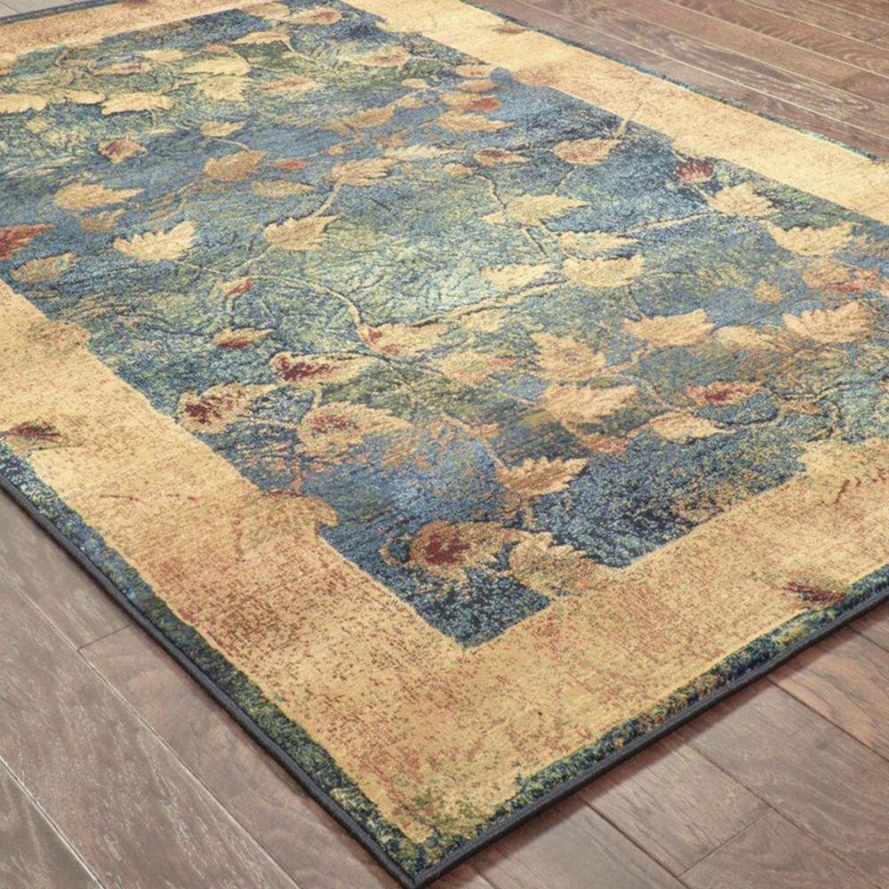Oriental Weavers Kharma 349B4 9&#39;9&quot; x 12&#39;2&quot; Blue Area Rug, , large