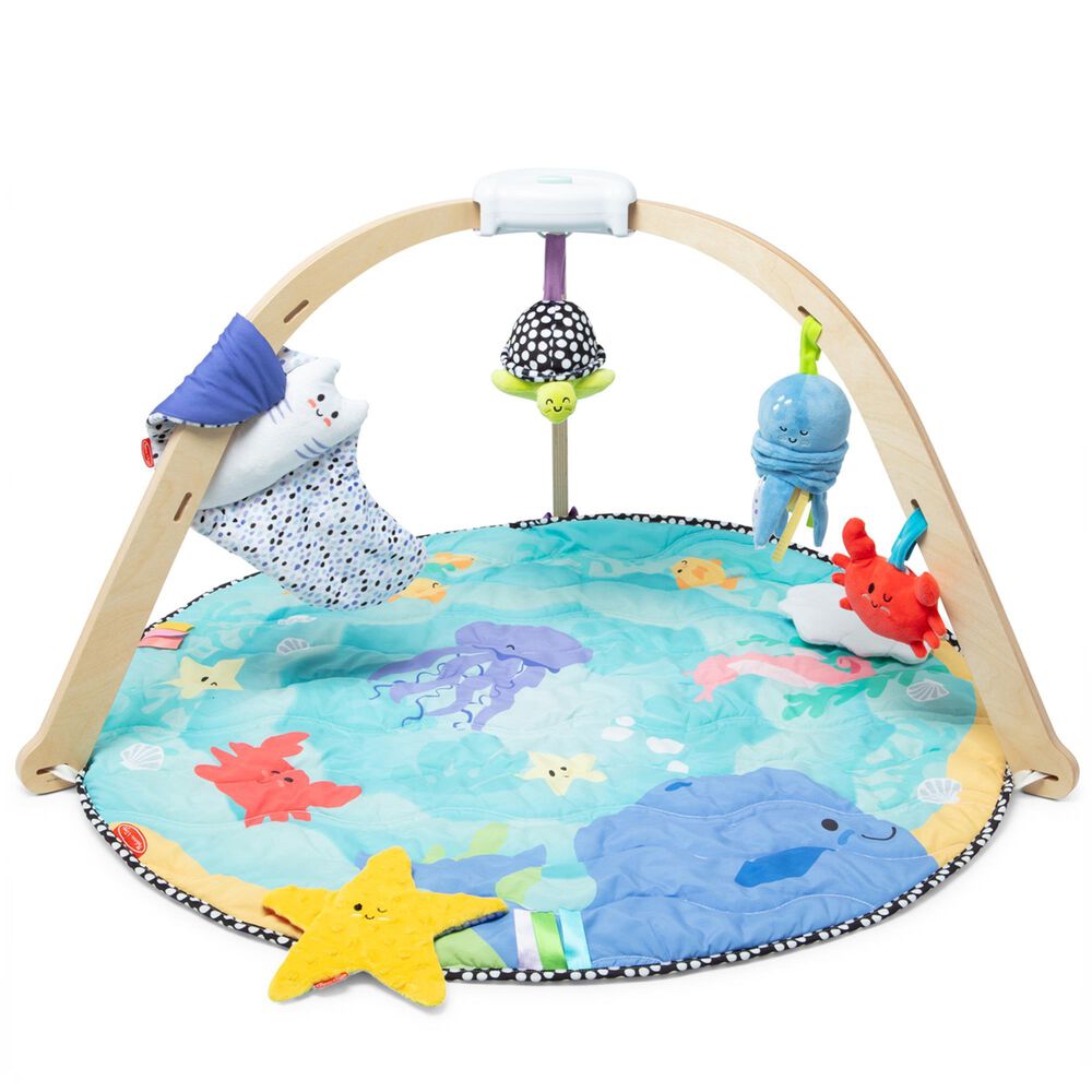 Melissa & Doug Ocean Easy-Fold Play Gym in Multicolor, , large