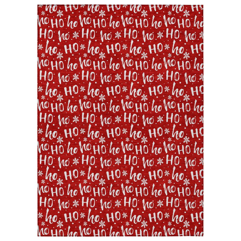 Dalyn Rug Company Wonderland WN22 3" x 5" Red Indoor/Outdoor Area Rug, , large