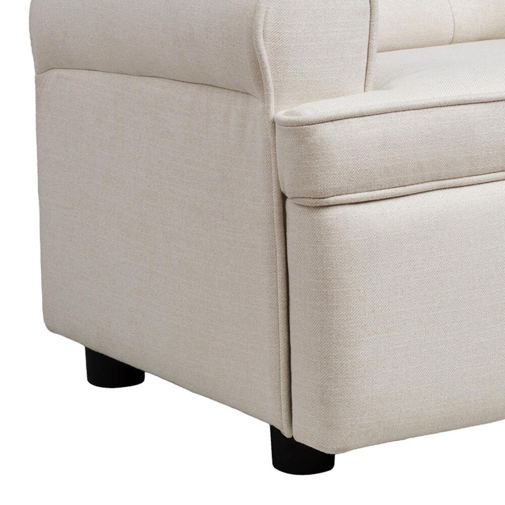 Eastern Shore Amelia Kids Push Back Recliner in Natural, , large