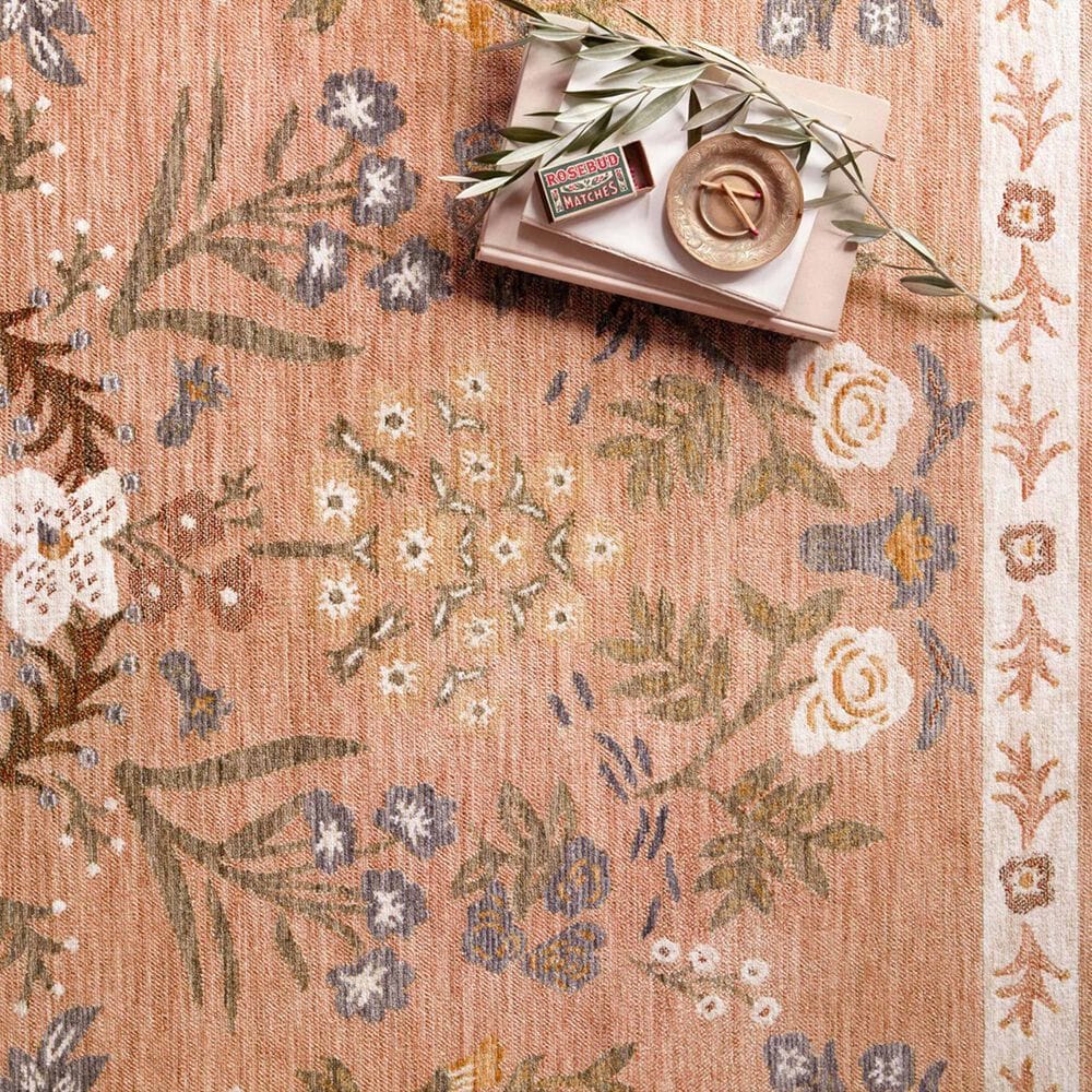 Rifle Paper Co. x Loloi Kismet Arabesque Camel 7'10" x 10'10" Area Rug, , large