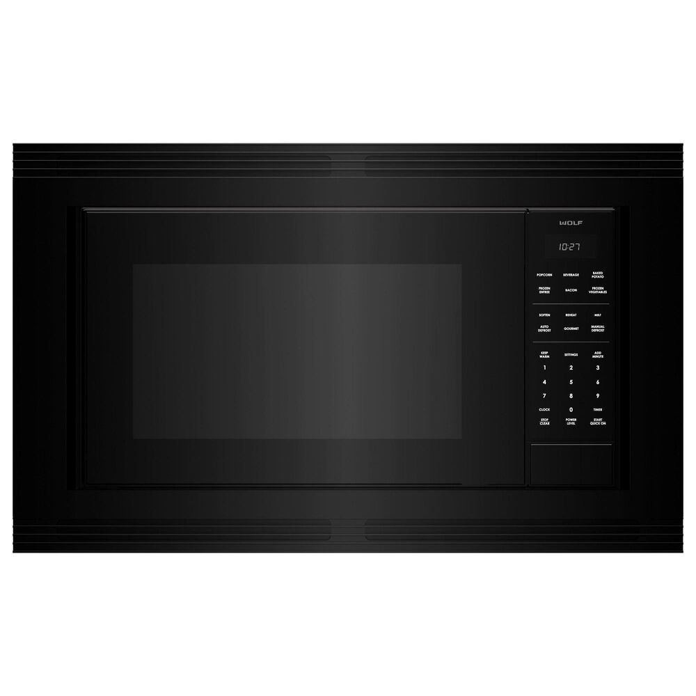 Wolf Appliances M Series 30" Standard Microwave Trim Kit in Black, , large