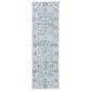 Safavieh Isabella 2"2" x 7" Light Blue and Cream Runner, , large