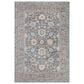 Loloi II Odette 5"3" Round Sky and Rust Area Rug, , large
