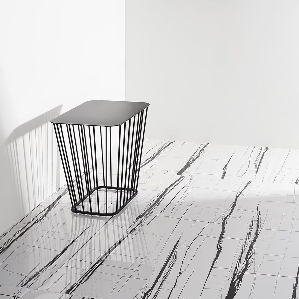Soho Studio Luna Sahara White 24" x 48" Polished Porcelain Tile, , large