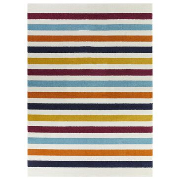 Balta Rugs Stripes Canyon 5"3" x 7" White Kids Rug, , large