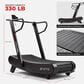 Sunny Health & Fitness Smart Ultra Manual Folding Treadmill in Black and Red, , large