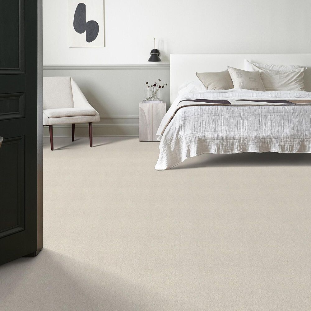 Shaw Tonal Comfort Blue Carpet in Champagne Toast, , large