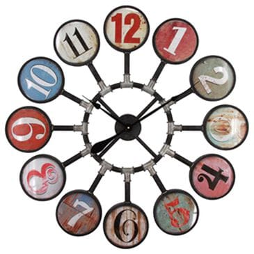 Yosemite Home Decor Bubble Wall Clock in Multicolor, , large