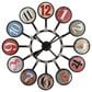 Yosemite Home Decor Bubble Wall Clock in Multicolor, , large