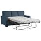Ashley Rannis Stationary Full Sofa Sleeper in Navy, , large