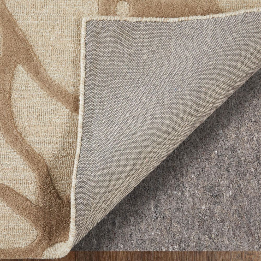 Feizy Kimball Ivory, Brown and Tan 3&#39;6&quot; x 5&#39;6&quot; Area Rug, , large