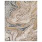 Surya Kavita Khaki, Prairie Dust, Ash and Nickel 8" Round Area Rug, , large