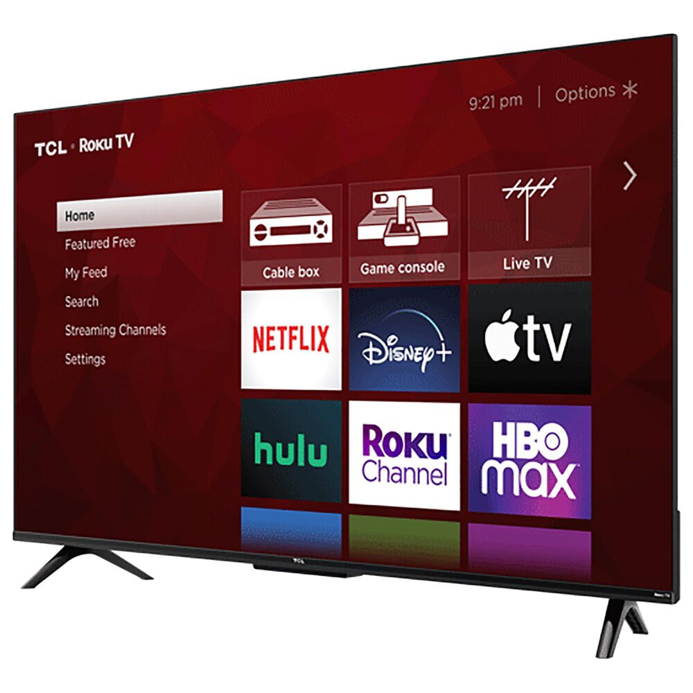 TCL 43&quot; Class 4-Series 4K UHD HDR LED Smart Roku TV in Black, , large