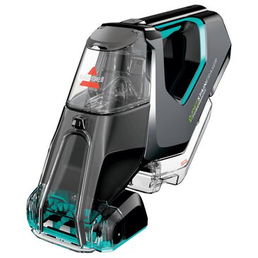 Bissell Pet Stain Eraser PowerBrush Plus Portable Carpet Cleaner in Titanium and Electric Blue, , large