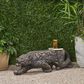 Hearth and Haven Outdoor Leopard Bench in Copper, , large