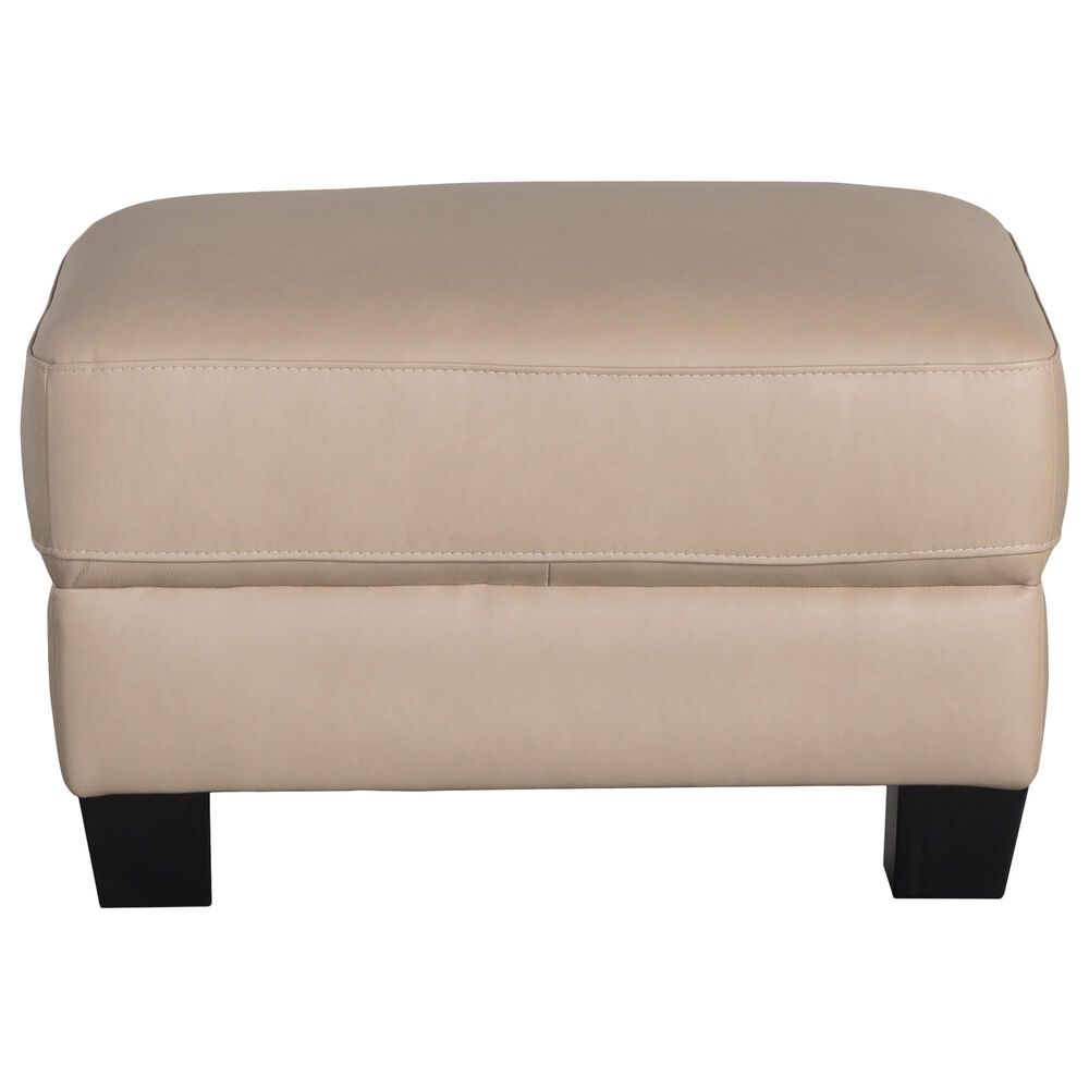 Chateau D"ax Leather Ottoman in Tan, , large