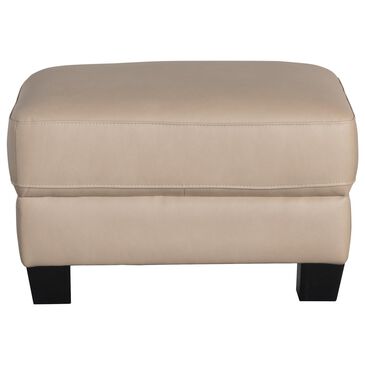 Chateau D"ax Leather Ottoman in Tan, , large