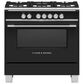 Fisher & Paykel 36" Freestanding Classic Dual Fuel Ranges in Black, , large