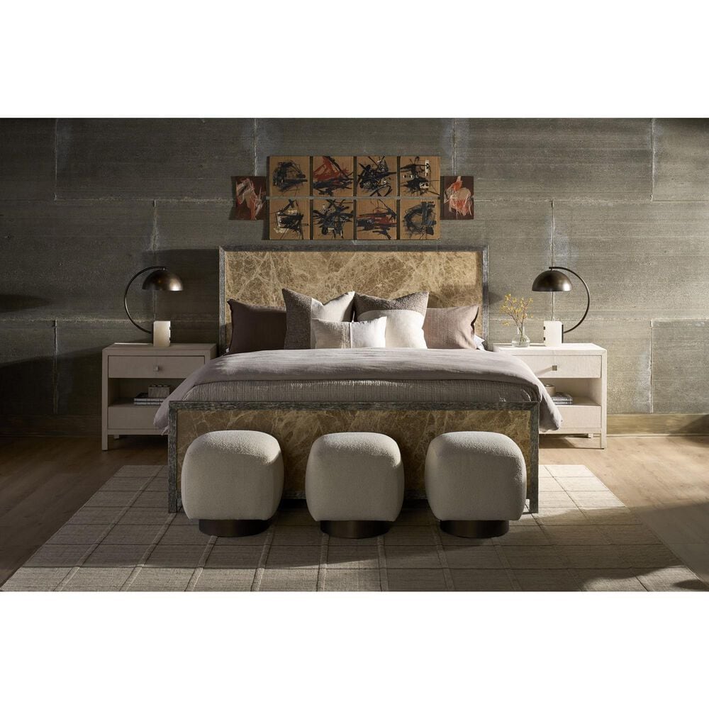 Universal Furniture Modern Sola Pouf in Berber Fleece, , large