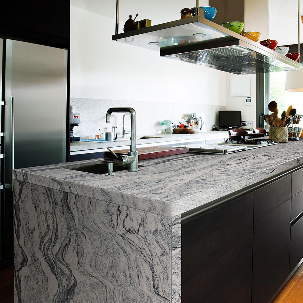 NFM Custom Countertops Silver Cloud 3cm Granite Countertop, , large
