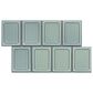 Emser Cuadro Sky 4" x 5" on 9" x 14" Frame Porcelain Mosaic Sheet, , large