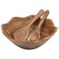 Gibson Overseas, Inc Sandhurst 3-Piece Acacia Wood Salad Bowl Set in Natural, , large