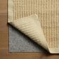 Amber Lewis x Loloi Lilah Natural and Antique Ivory 7"9" x 9"9" Area Rug, , large