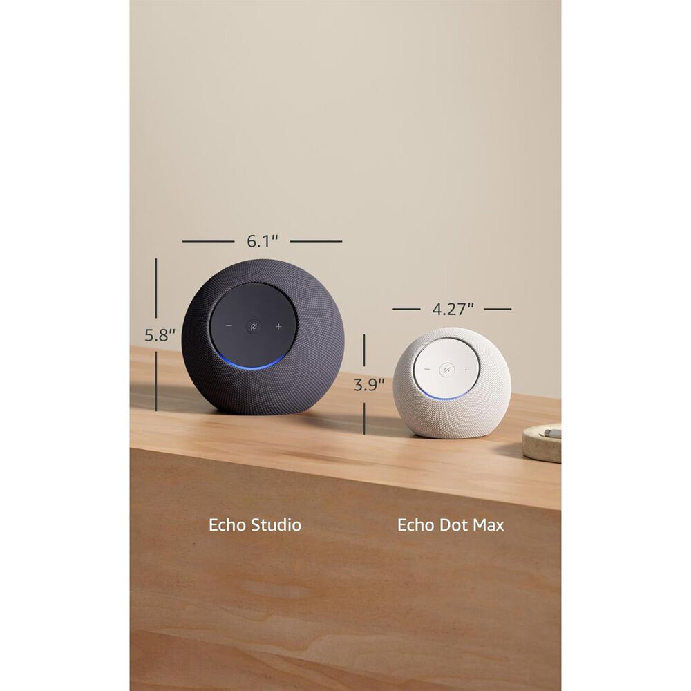 Amazon Echo Studio Smart Speaker with Dolby Atmos in Glacier White