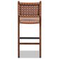 Jennifer Taylor Home Andre 26" Counter Stool with Pecan Brown Cushion in Natural Brown, , large