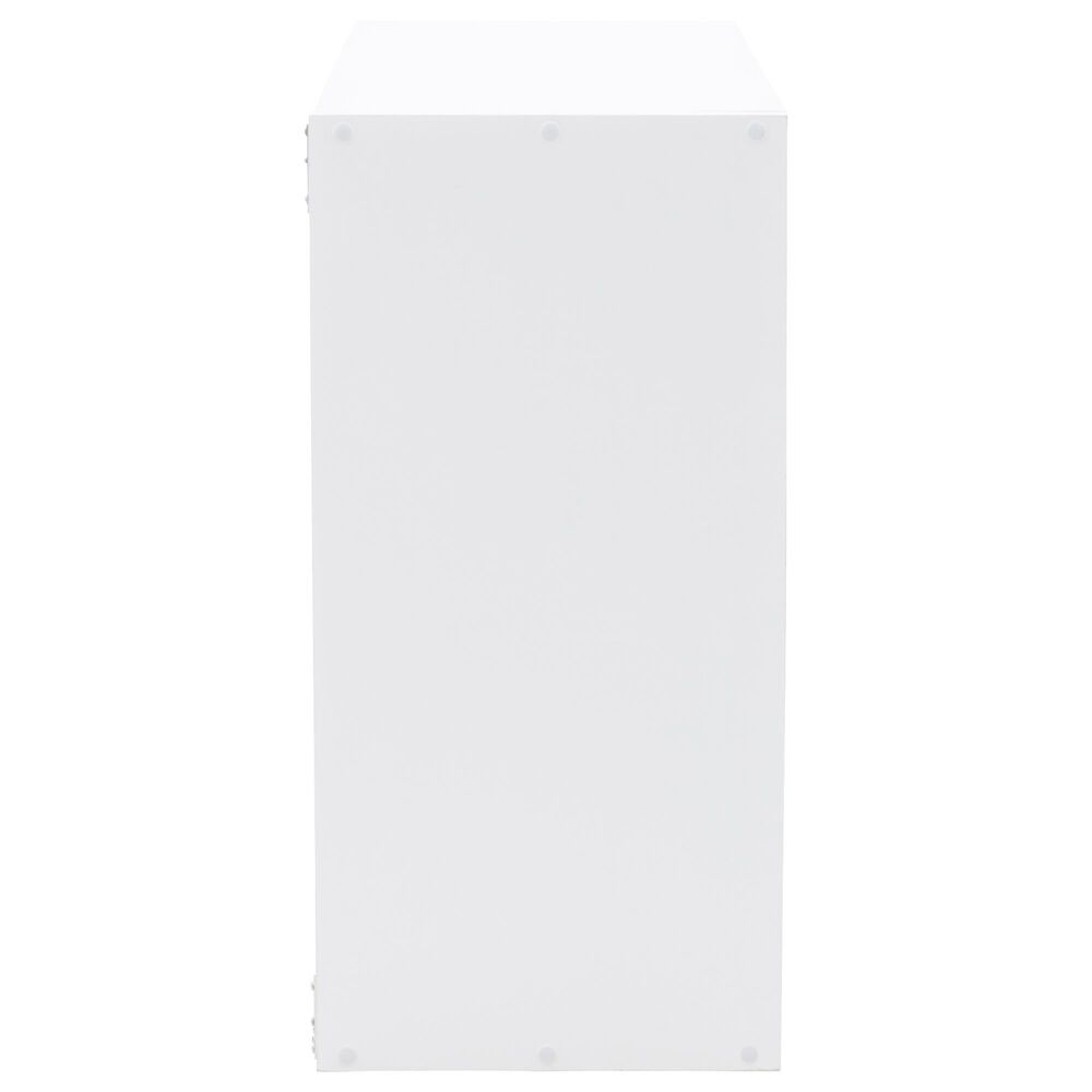 Linon Home Decor Galli 6-Shelf Bookcase in White, , large