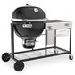 Weber Summit Kamado S6 Freestanding Grill in Black, , large