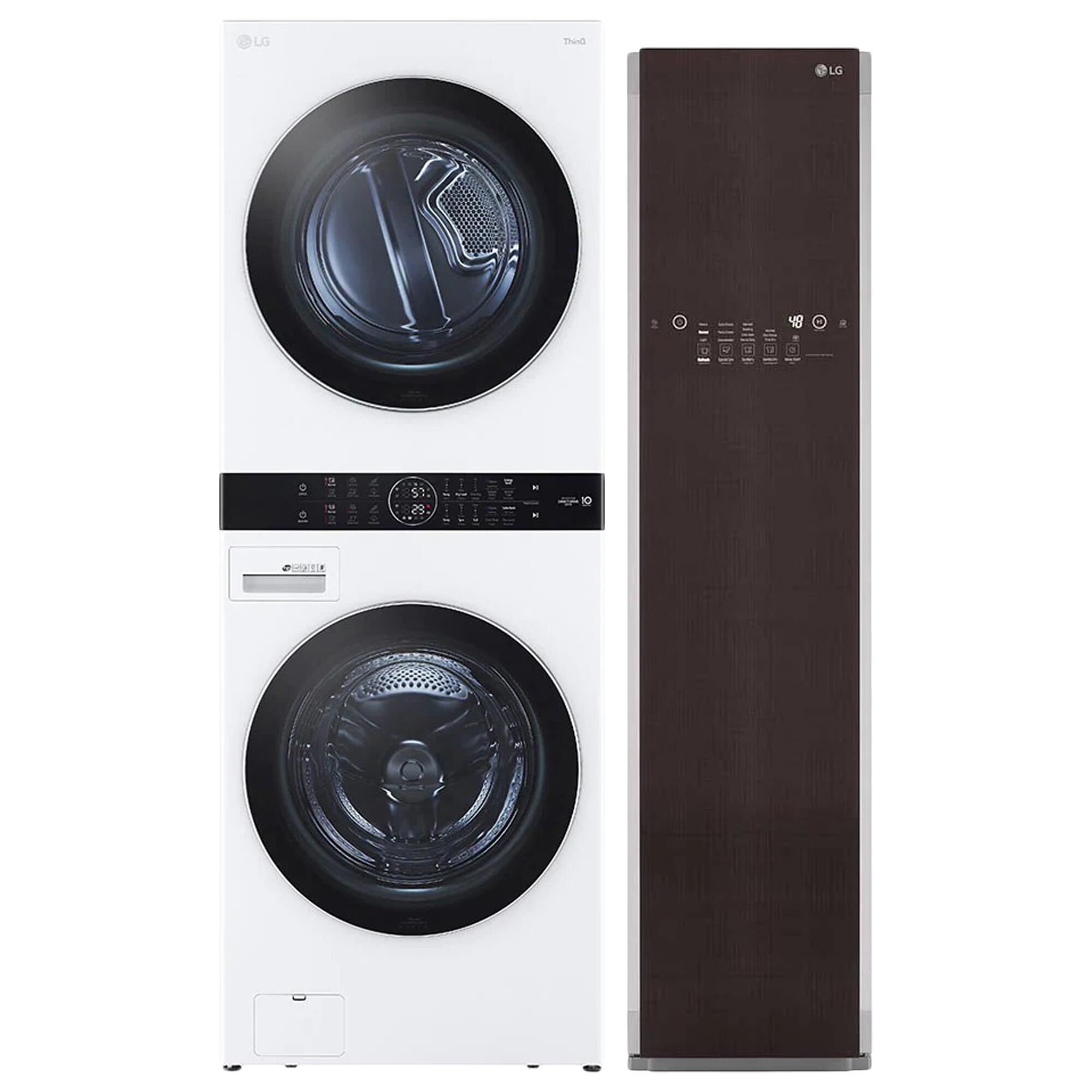 LG Washtower with Gas Dryer and Wi Fi Enabled Steam Clothing