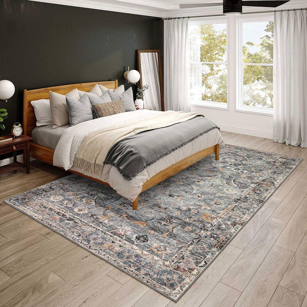 Dalyn Rug Company Jericho 5&#39; x 7&#39;6&quot; Silver Indoor/Outdoor Area Rug, , large