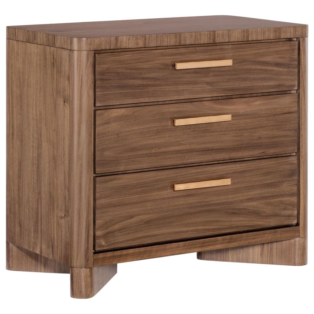 Hooker Furniture Eleana 3 Drawer Nightstand in Light Caramel, , large
