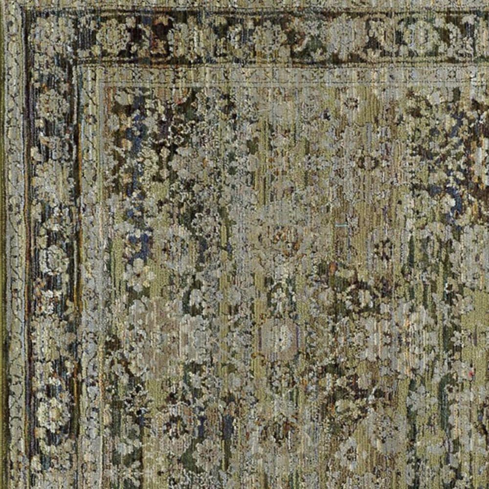 Oriental Weavers Andorra 7125C 7&#39;1&quot; Round Green Area Rug, , large