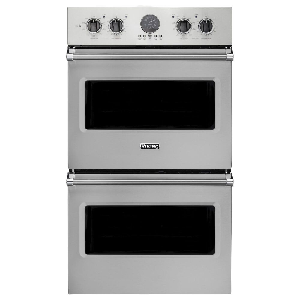 Viking Range 30" Electric Double Premiere Oven in Stainless Steel, , large