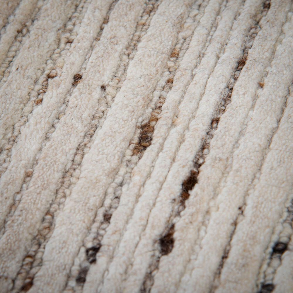 RIZZY Luxe Beige, Ivory and Brown 4' x 6' Area Rug, , large