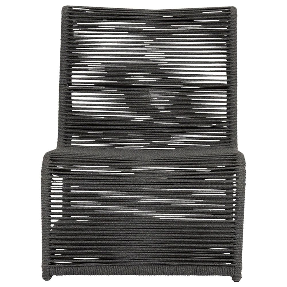 Sunset West Milano Patio Armless Club Chair in Slate, , large