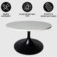 Leisuremod Verve 27" Coffee Table with MDF Top in Black and Light Natural, , large