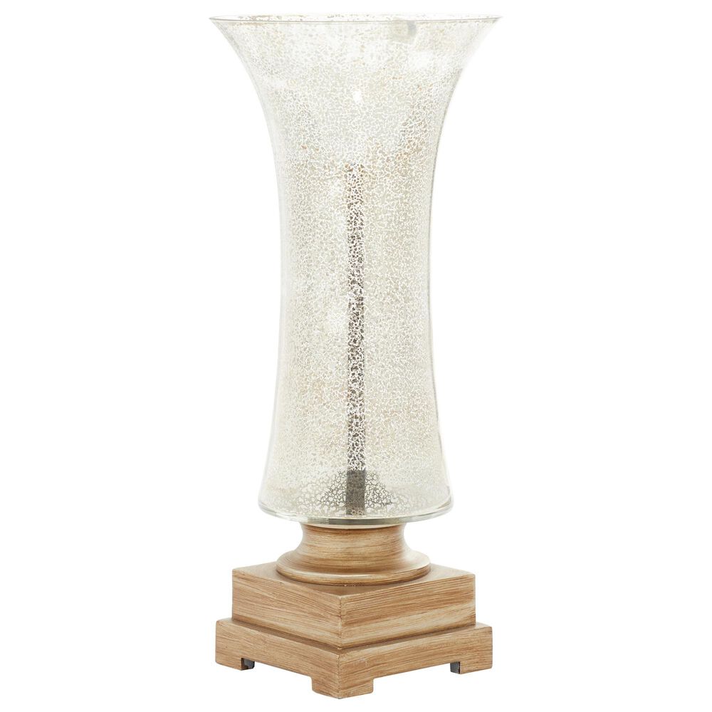 Maple and Jade 18&quot; Glam Uplight in Warm Brown &#40;Set of 2&#41;, , large