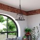 Vaxcel Rochester 3-Light Pendant in Matte Black, , large