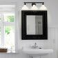 Golden Lighting Carver 3-Light Bath Vanity in Matte Black, , large