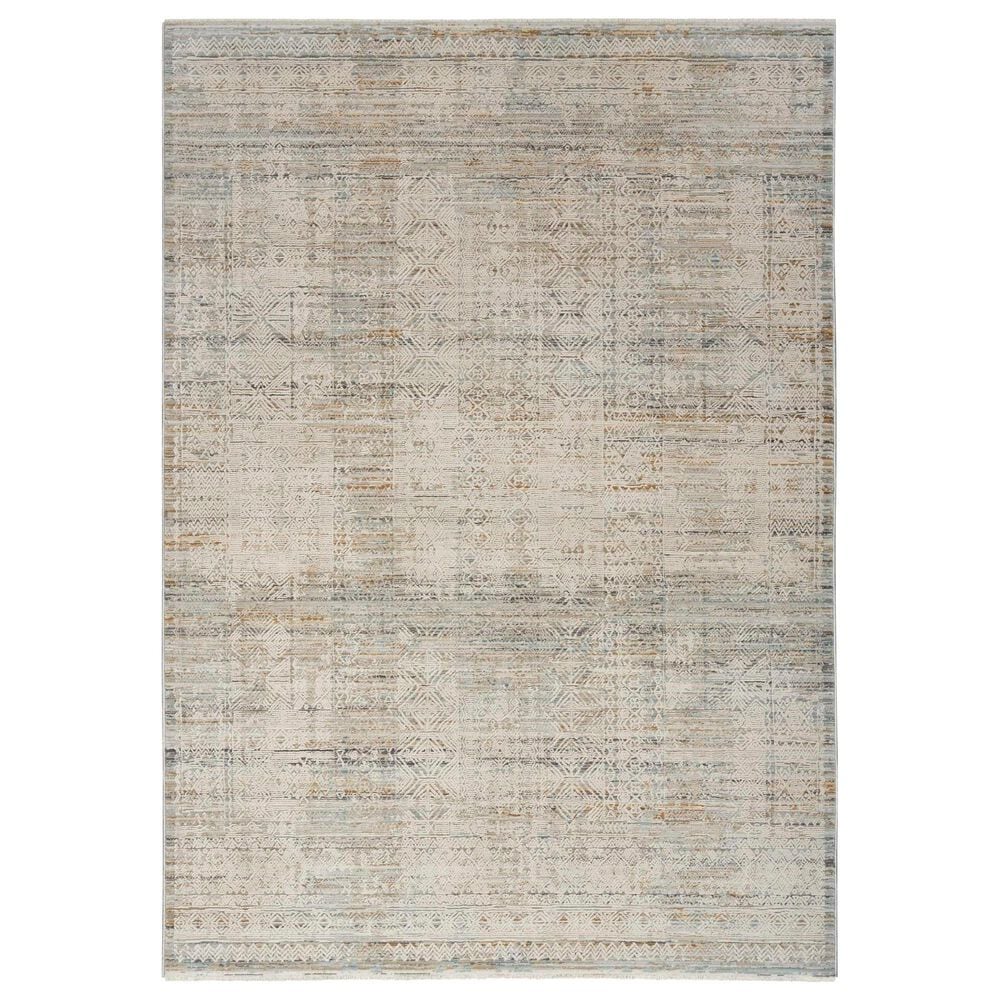 Nourison Lynx 2"6" x 4"6" Ivory and Multicolor Area Rug, , large