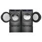 Electrolux 4.5 Cu. Ft. Front Load Washer and 8.0 Cu. Ft. Gas Dryer Laundry Pair with Pedestal in Titanium, , large