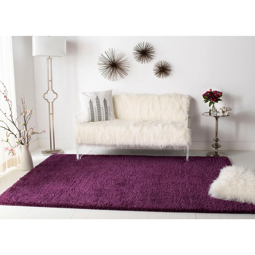 Safavieh August Shag 6&#39; x 9&#39; Purple Area Rug, , large