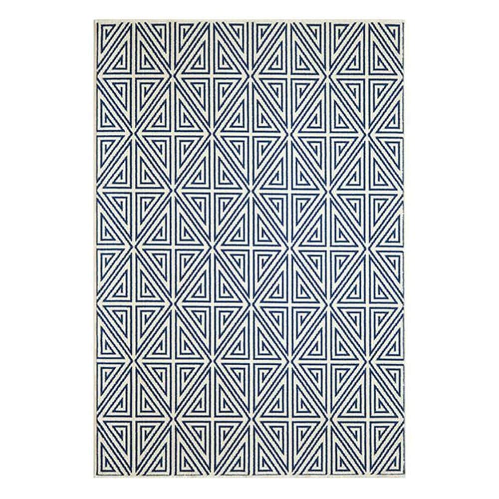 Momeni Baja BAJ-4 5"3" x 7"6" Navy Area Rug, , large