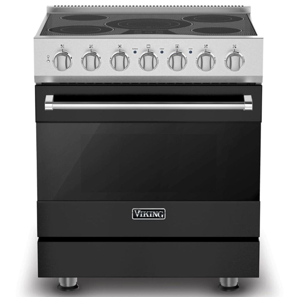 Viking Range 3 Series 4.7 Cu. Ft. Freestanding Electric Range in Cast Black, , large
