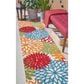 Nourison Aloha 2" x 6" Green Indoor/Outdoor Runner, , large